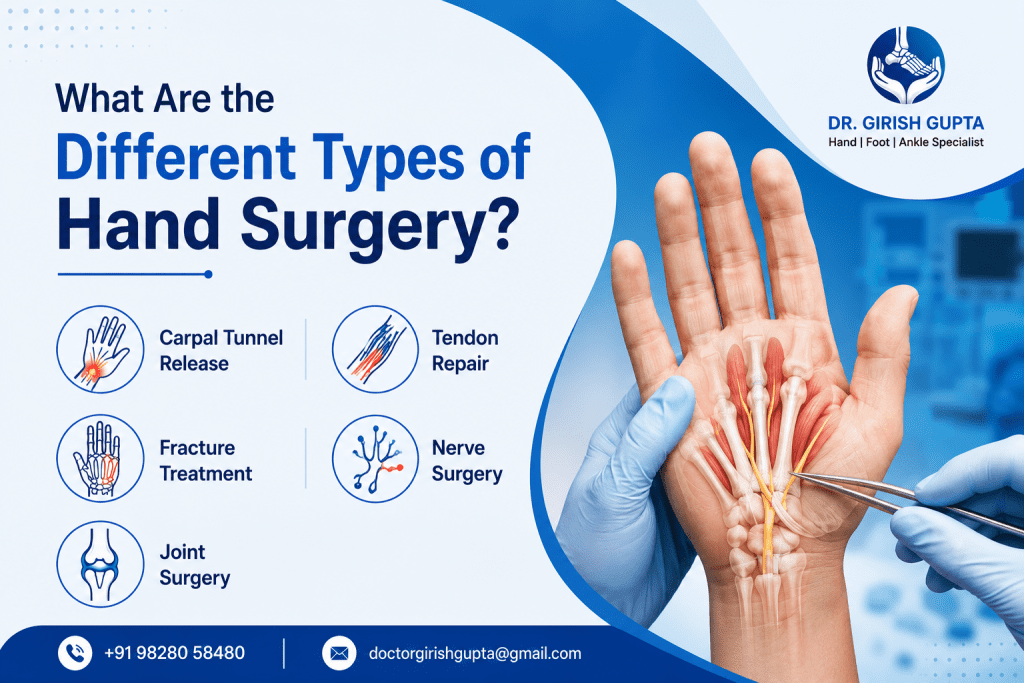 Types of Hand Surgery