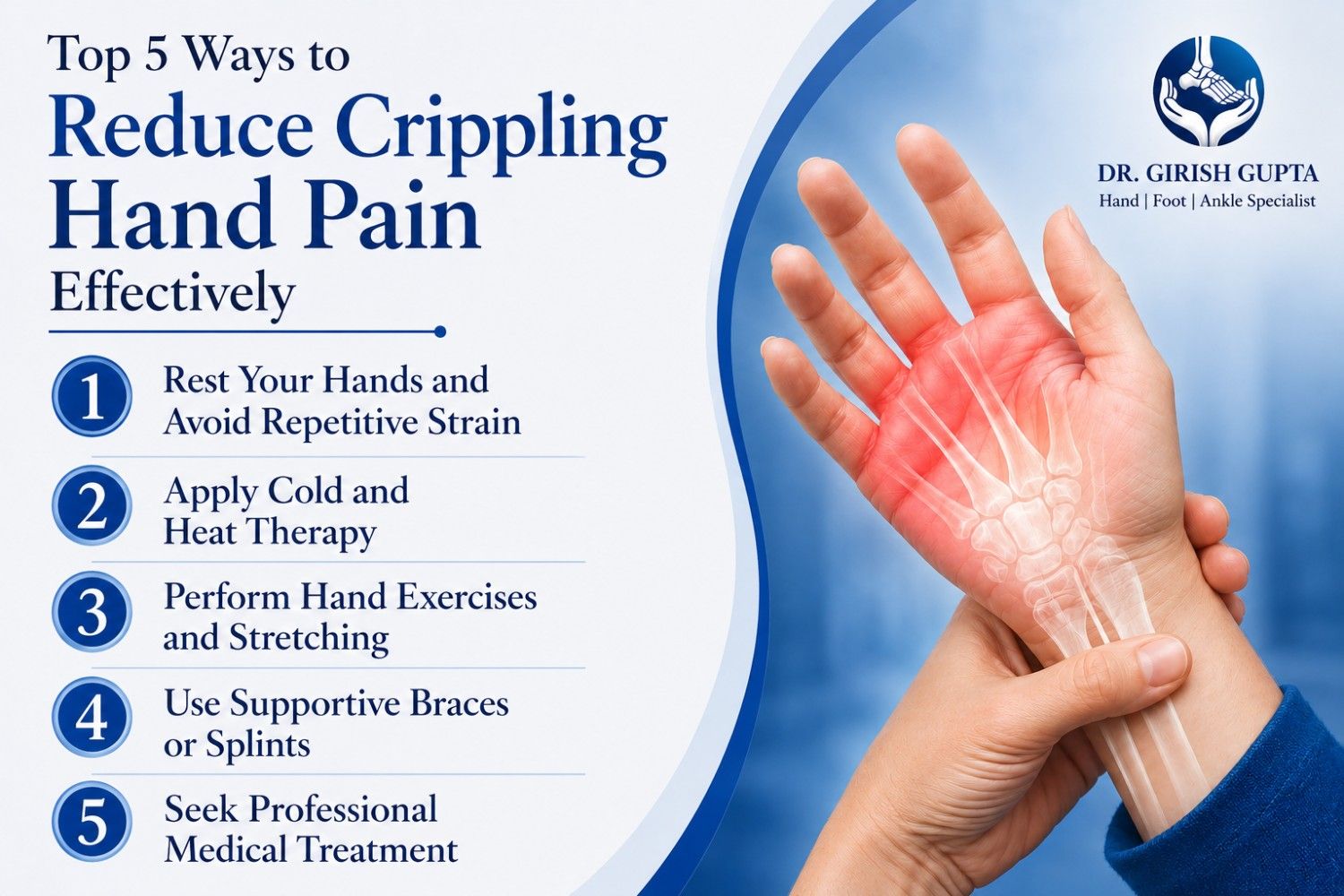 Top 5 Ways to Reduce Crippling Hand Pain