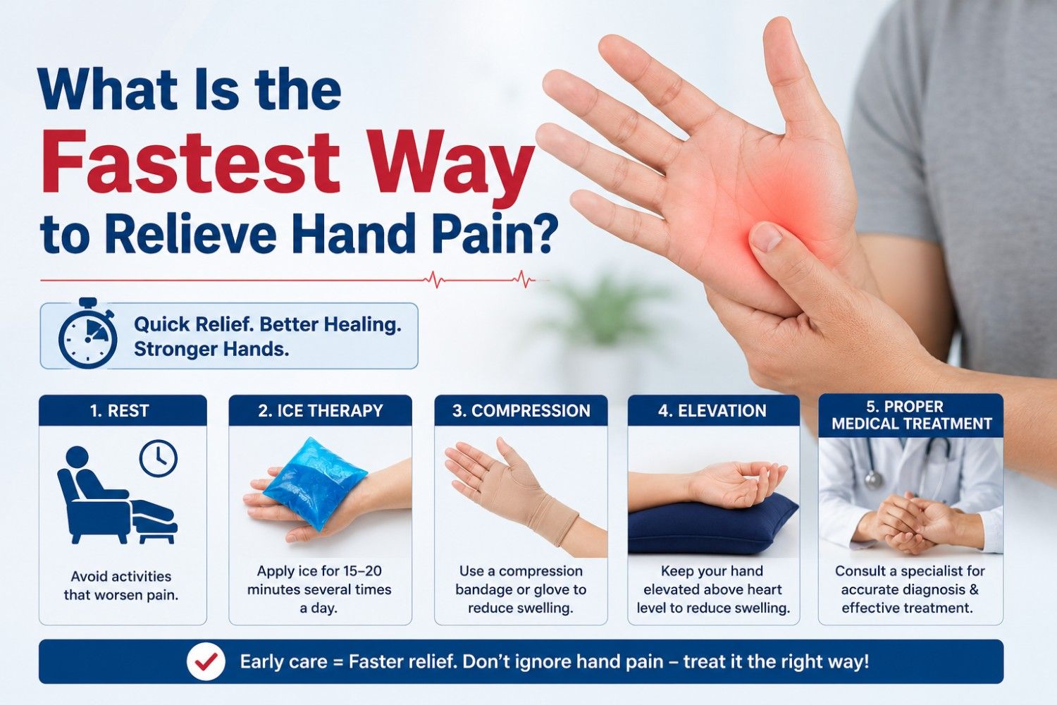 Fastest Way to Relieve Hand Pain